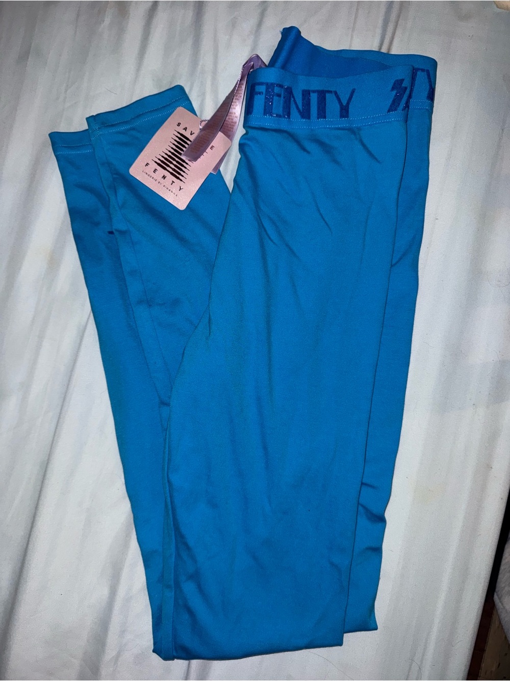 Fenty Blue Athletic Leggings Sz XS